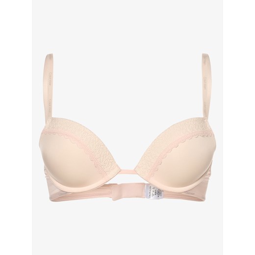 Calvin Klein Damski biustonosz push-up Kobiety Sztuczne włókno różowy jednolity ze sklepu vangraaf w kategorii Biustonosze - zdjęcie 138272440