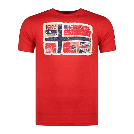 Koszulka "Jpepe" w kolorze czerwonym Geographical Norway L Limango Polska okazyjna cena