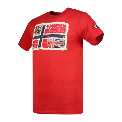 Koszulka "Jpepe" w kolorze czerwonym Geographical Norway S promocyjna cena Limango Polska