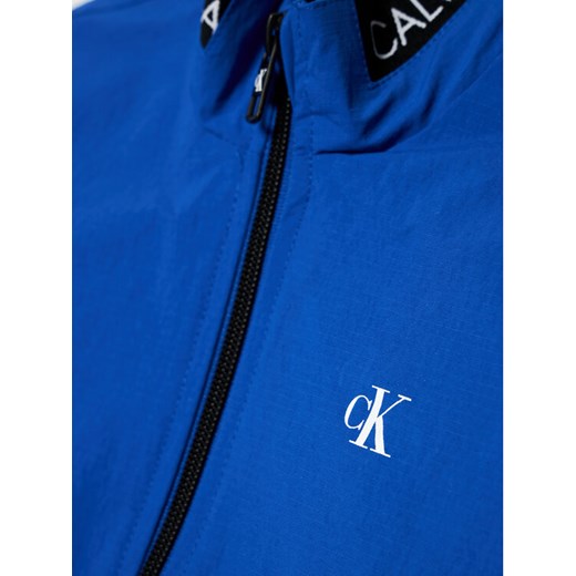 Calvin Klein Jeans Kurtka przejściowa Logo Elastic IB0IB00721 Niebieski Regular 10Y MODIVO okazja