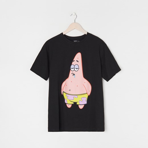 Sinsay - Koszulka SpongeBob - Czarny Sinsay XS Sinsay
