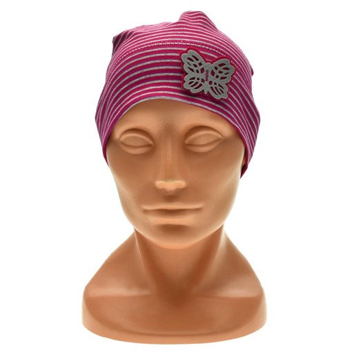 Czapka dla dzieci Raster 12/033 Fuxia Raster - Producent Czapek 50-52 Sklep Dorotka