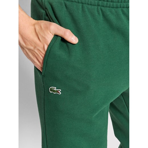 Lacoste Spodnie dresowe XH9507 Zielony Slim Fit Lacoste 7 okazja MODIVO