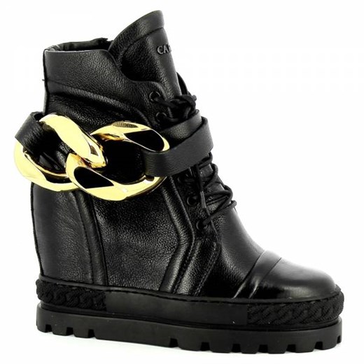 Czarne sneakersy na koturnie CARINII Carinii 40 Sklep Carinii