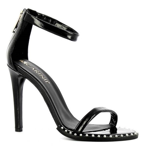 Czarne sandały na szpilce CARINII Carinii 38 Sklep Carinii