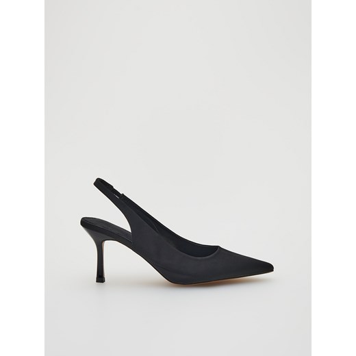 Reserved - Czółenka na wysokim obcasie - Czarny Reserved 41 Reserved