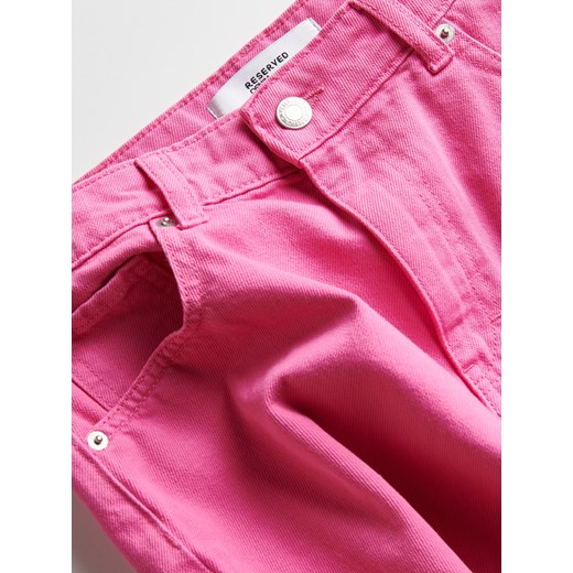 Reserved - Denimowa spódnica mini - Różowy Reserved 36 Reserved