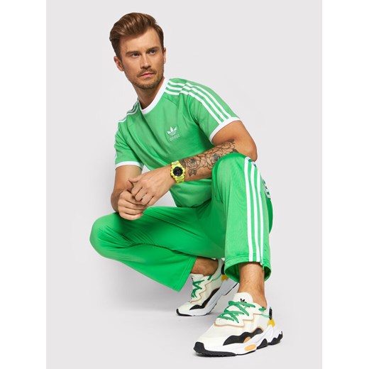 adidas T-Shirt adicolor Classics 3-Stripes H37756 Zielony Slim Fit 2XL MODIVO okazja