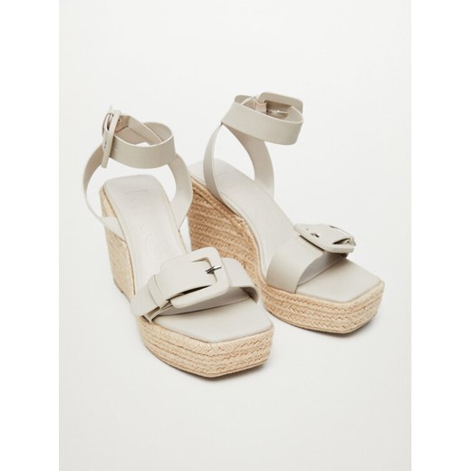 Mango Espadryle Maite 27025767 Szary Mango 40 MODIVO