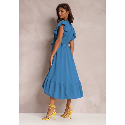 Niebieska Sukienka Nautirissa Renee S Renee odzież