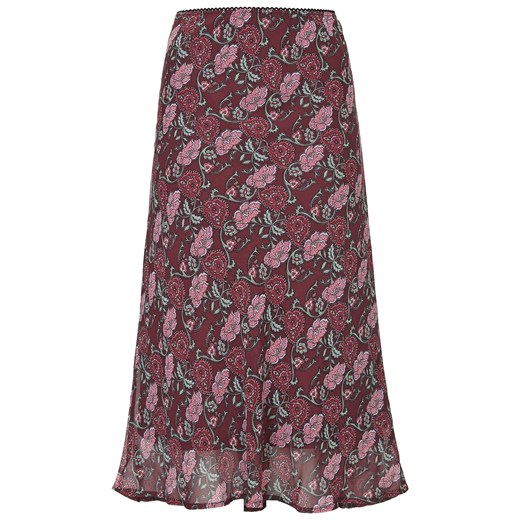 Romance Bias Skirt by Band of Gypsies topshop fioletowy spódnica