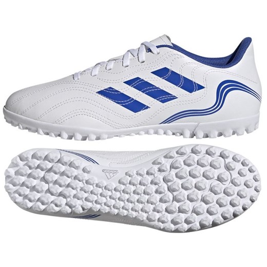 Buty piłkarskie adidas Copa Sense.4 Tf M GW7389 białe białe 42 2/3 ButyModne.pl