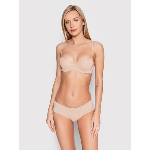 Etam Biustonosz push-up Pure Fit 6467210 Beżowy 85B okazja MODIVO