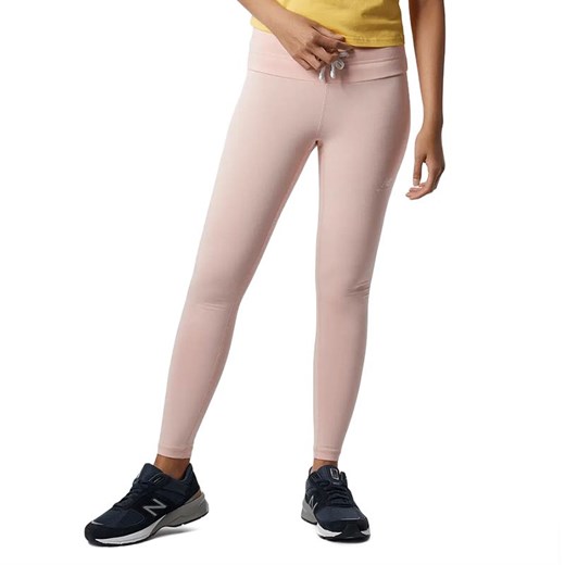 Spodnie New Balance WP21556PIE - różowe ze sklepu streetstyle24.pl w kategorii Spodnie damskie - zdjęcie 138483644