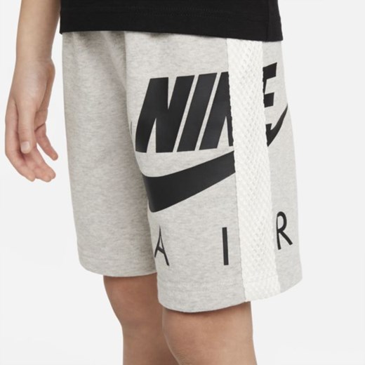 Zestaw T-shirt i spodenki dla małych dzieci Nike Sportswear - Szary Nike 38.5 Nike poland