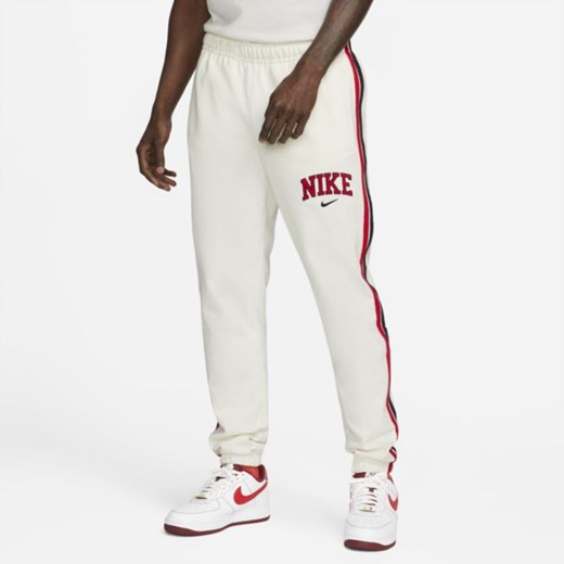 Męskie spodnie z dzianiny w stylu retro Nike Sportswear - Szary Nike XS Nike poland