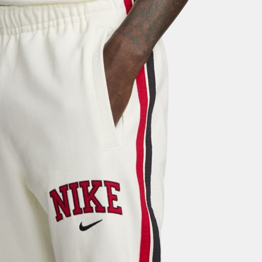 Męskie spodnie z dzianiny w stylu retro Nike Sportswear - Szary Nike S Nike poland