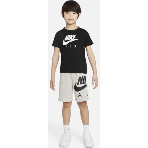 Zestaw T-shirt i spodenki dla małych dzieci Nike Sportswear - Szary Nike 38.5 Nike poland