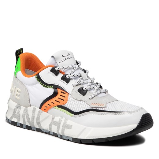 Sneakersy VOILE BLANCHE - Clubo1. 0012016610.02.1N23 White/Orange/Green Voile Blanche 43 eobuwie.pl
