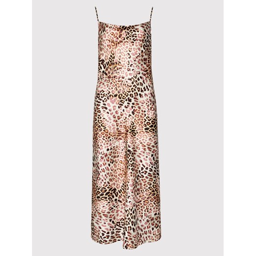Guess Sukienka koktajlowa New Akilina W1YK1C WD8G2 Brązowy Slim Fit Guess S promocja MODIVO