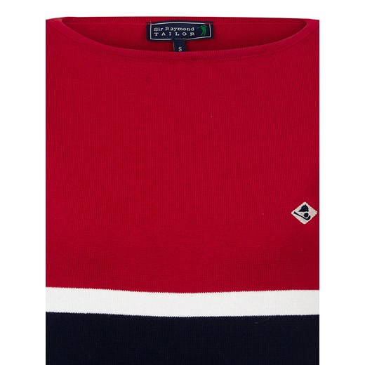 Sweter "Thais" w kolorze granatowo-czerwonym Sir Raymond Tailor XL promocja Limango Polska