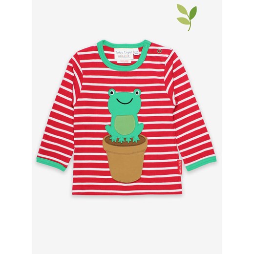 Koszulka "Frog" w kolorze czerwonym Toby Tiger 116 Limango Polska okazyjna cena