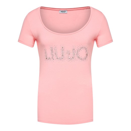 Liu Jo T-Shirt WA1060 J5003 Różowy Slim Fit Liu Jo M okazja MODIVO