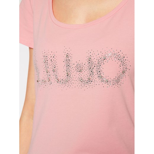 Liu Jo T-Shirt WA1060 J5003 Różowy Slim Fit Liu Jo M promocja MODIVO