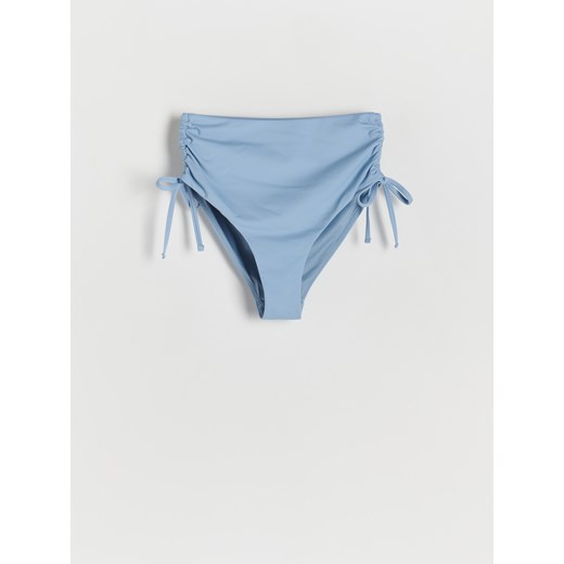 Reserved - Majtki bikini z wysokim stanem - Niebieski Reserved M Reserved