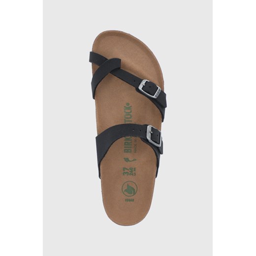 Birkenstock Japonki Mayari damskie kolor czarny na płaskim obcasie 37 ANSWEAR.com