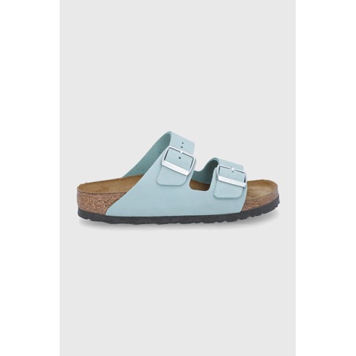 Birkenstock Klapki zamszowe Arizona damskie 41 ANSWEAR.com