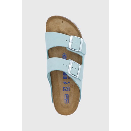 Birkenstock Klapki zamszowe Arizona damskie 38 ANSWEAR.com