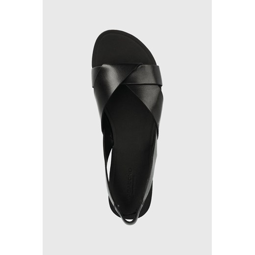 Vagabond sandały skórzane TIA damskie kolor czarny Vagabond 40 ANSWEAR.com
