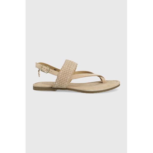Mexx sandały zamszowe Sandal Joraya damskie kolor beżowy Mexx 37 ANSWEAR.com