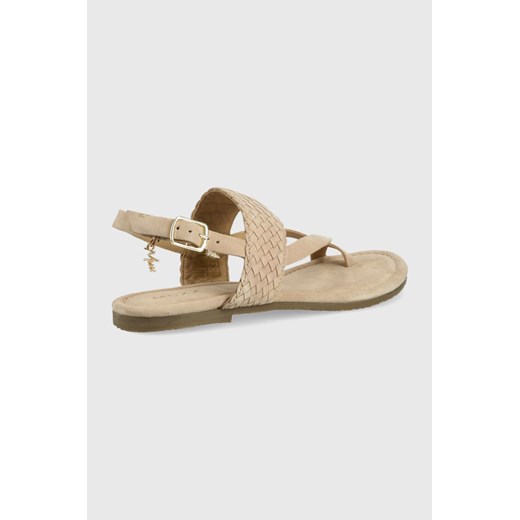 Mexx sandały zamszowe Sandal Joraya damskie kolor beżowy Mexx 40 ANSWEAR.com