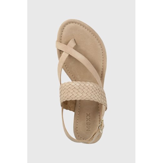 Mexx sandały zamszowe Sandal Joraya damskie kolor beżowy Mexx 38 ANSWEAR.com