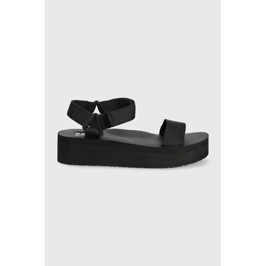 Billabong sandały damskie kolor czarny na platformie Billabong 36 ANSWEAR.com