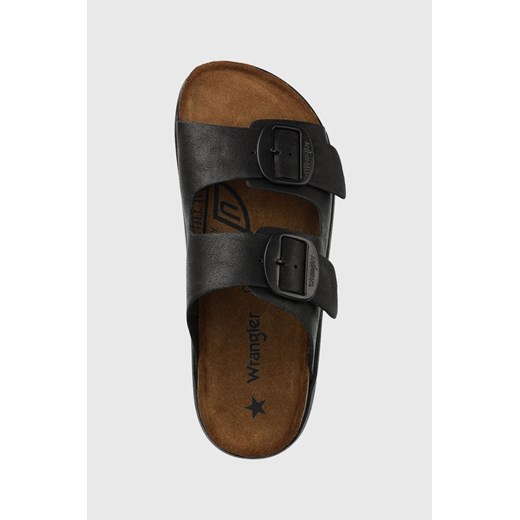 Wrangler klapki Ranch damskie kolor czarny Wrangler 37 ANSWEAR.com