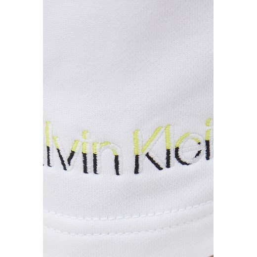 Calvin Klein szorty bawełniane męskie kolor biały Calvin Klein XL ANSWEAR.com