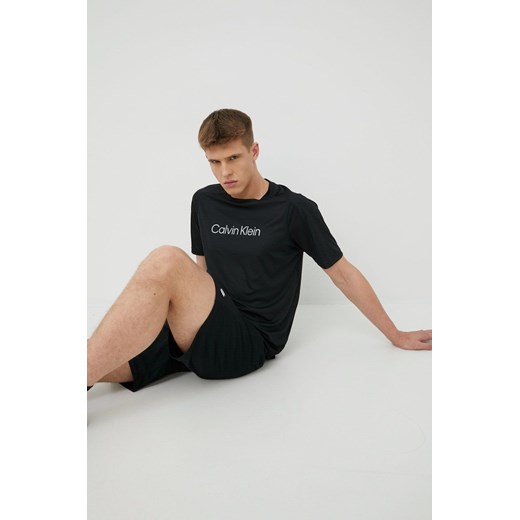Calvin Klein Performance t-shirt treningowy CK Essentials kolor czarny z XL ANSWEAR.com
