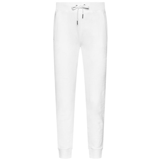 Calvin Klein Jeans Spodnie dresowe J20J215551 Biały Regular Fit M MODIVO promocja