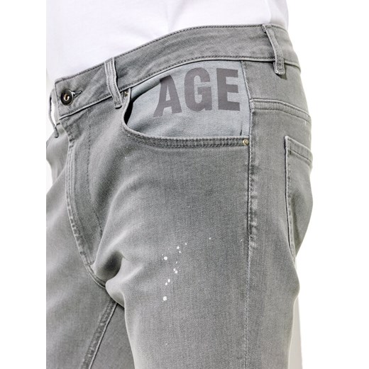 Rage Age Jeansy Hector Szary Slim Fit Rage Age XL MODIVO