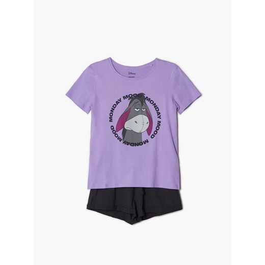 Cropp - Piżama dwuczęściowa Disney - Fioletowy Cropp M Cropp
