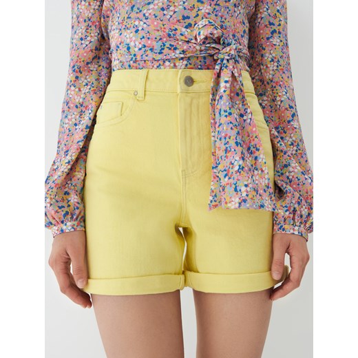 Mohito - Jeansowe szorty Eco Aware - Żółty Mohito 34 Mohito