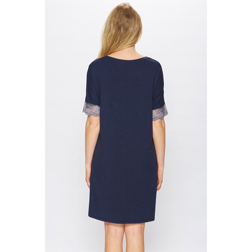 54/8-213/66 koszula nocna, Kolor granatowy, Rozmiar M, Miss Fabio ze sklepu Intymna w kategorii Koszule nocne - zdjęcie 138622444
