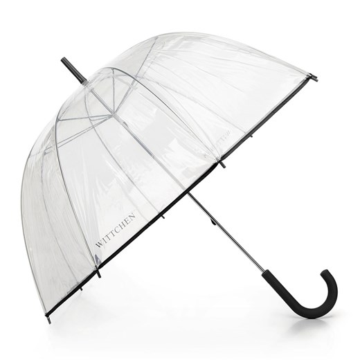 Parasol transparentny czarny ze sklepu WITTCHEN w kategorii Parasole - zdjęcie 138632992