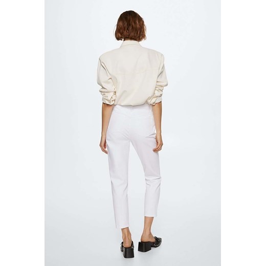 Mango jeansy Mom80 damskie high waist Mango 36 ANSWEAR.com