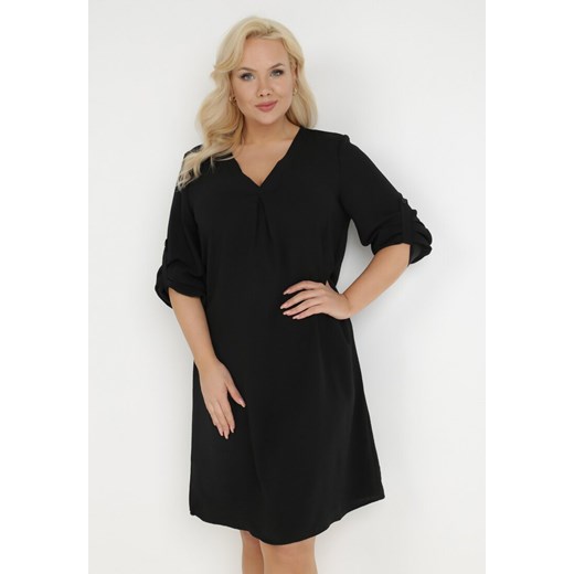 Czarna Sukienka Meganie ze sklepu Born2be Odzież w kategorii Sukienki - zdjęcie 138641124