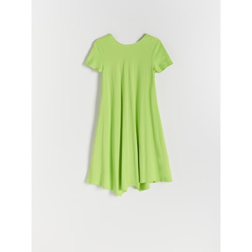 Reserved - Asymetryczna sukienka - Zielony Reserved S Reserved