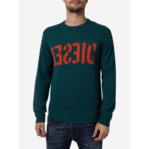 Diesel K-Joy Sweter Niebieski Diesel M okazyjna cena BIBLOO